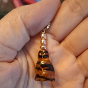 TORTOISE SHELL CAT PENDANT